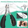6 Pcs Stainless Steel Ear Spoon Nail Clippers Pedicure Nail Art Tool Kit Professional Nail Clipper Sets for Daily Use view 3