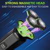 Electric Razor for Men - Electric Shavers for Men with Magnetic Detachable Head, 3D Floating Head, Ideal for Travel, Office, and Business Trips view 3