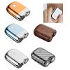 DLOULP Portable Electric Shaver Beard Trimmer Double Head Men's Hair Trimmer Shaver - Silver, Rechargeable (USB-C), 2 Foil Heads, Modern Style, Metallic, Wood-Tone view 2