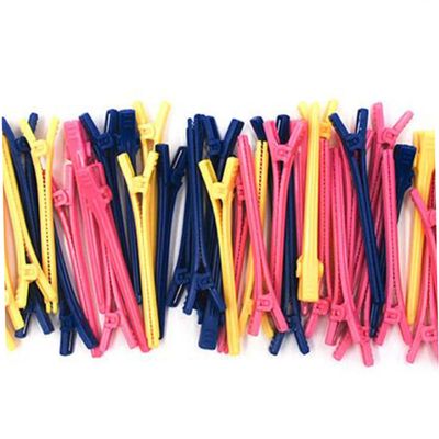 ASAKKURA 50pcs Large Plastic Duckbill Hair Clips Professional Hairdressing Accessories for Women Lightweight Alligator Clips for Sectioning Perming and Diy Styling