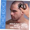 SKISUNO Head Electric Shaver for Men Multifunctional Facial Grooming Tool with Replaceable Heads Precision Bald Hair Trimmer Razor for Travel view 3