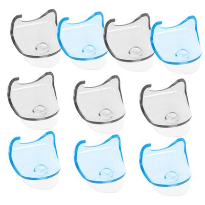Gogogmee 10pcs Razor Shower Holder Storage Rack Plastic Razor Holders for Bathroom Organization