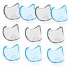 Gogogmee 10pcs Razor Shower Holder Storage Rack Plastic Razor Holders for Bathroom Organization view 1