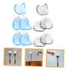 Gogogmee 10pcs Razor Shower Holder Storage Rack Plastic Razor Holders for Bathroom Organization view 2