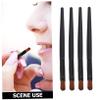 MUSISALY 100pcs Makeup Lip Brush Retractable Lip Brush Applicators for Balm Gloss Gentle Skin Easy to Use view 3