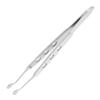 BELLIFFY Stainless Steel Eyelid Tweezer and Meibomian Gland Expressor for Women Durable Forceps for Eye Care and Ergonomic Non-slip Grip Small Round Tip view 1