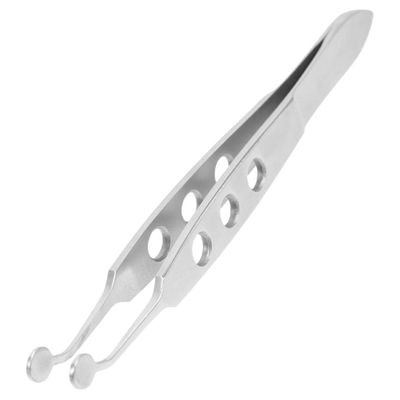 ASAKKURA Stainless Steel Meibomian Gland Tweezers for Women Eyelid Expression Tool Eyelid Forceps Non Skid Surface for Safe Use and Comfort