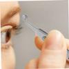 ASAKKURA Stainless Steel Meibomian Gland Tweezers for Women Eyelid Expression Tool Eyelid Forceps Non Skid Surface for Safe Use and Comfort view 4