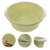 BIUDECO 2pcs Green Plastic Wash Basin Multifunctional Basin for Home Bathroom Foot Washing view 3