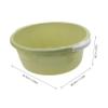 BIUDECO 2pcs Green Plastic Wash Basin Multifunctional Basin for Home Bathroom Foot Washing view 4