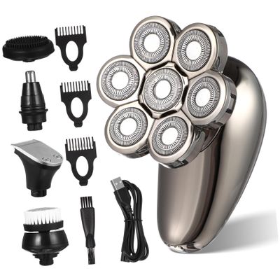 BIUDECO Electric Shaver for Men Blade Rechargeable Trimmer Face Razor Nose Hair Trimmer Hair Removal Machine Men Razor Beard Clippers for Travel