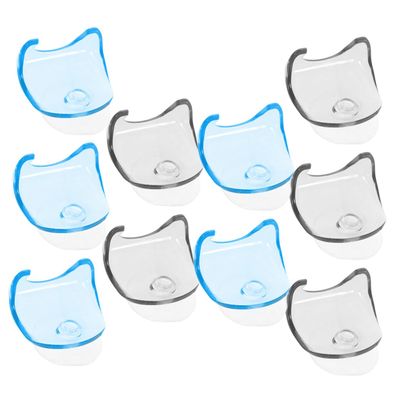 ASAKKURA 10pcs Razor Holder for Shower Suction Cup Bathroom Razor Stands Wall Mount Storage Rack Plastic Space-saving Shower Organizer