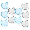 ASAKKURA 10pcs Razor Holder for Shower Suction Cup Bathroom Razor Stands Wall Mount Storage Rack Plastic Space-saving Shower Organizer view 1