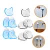 ASAKKURA 10pcs Razor Holder for Shower Suction Cup Bathroom Razor Stands Wall Mount Storage Rack Plastic Space-saving Shower Organizer view 4