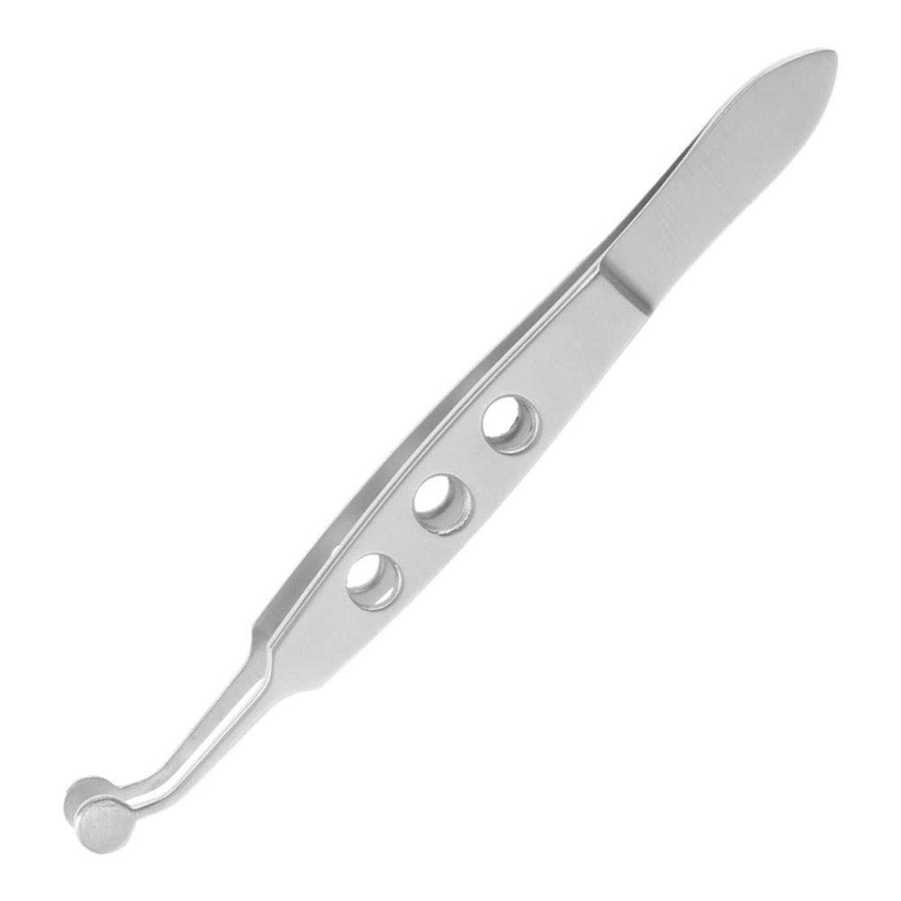 CANIGHT Tweezer Meibomian Gland Stainless Steel Smooth Edges Non- Grip for Safe Eye Treatment and Comfort Beauty Care