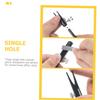 Baluue Portable Makeup Pencil Sharpeners Eyebrow Pencil Sharpener Cylinder Shape and Safety Design view 3