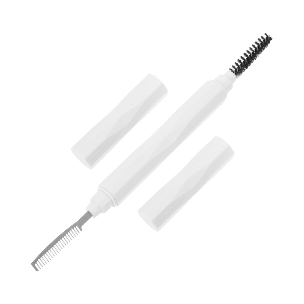 BIUDECO Dual Sided Eyebrow Lash Comb Comb Brush Set Gentle Bristles for Perfect Shape Travel-friendly