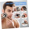 MERRYHAPY 7-head Electric Shaver Men's Head Shaver Beard Trimmer Facial Razor Men's Electric Razor view 3