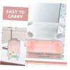 BIUDECO Portable Makeup Case False Eyelashes Suitcase Travel Cosmetic Bag Makeup Case view 2
