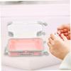 BIUDECO Portable Makeup Case False Eyelashes Suitcase Travel Cosmetic Bag Makeup Case view 3