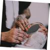 HONMEET 4pcs Beard Brush Shave Brush for Men Barber Brushes Soft Bristles Grooming Brush Hair Barber Tool Black view 2