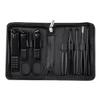 SOESFOUFU Nail Art and Beauty Cuticle Kit Eyebrow Trimmer Scissors Plucker Tweezers Nail Clippers