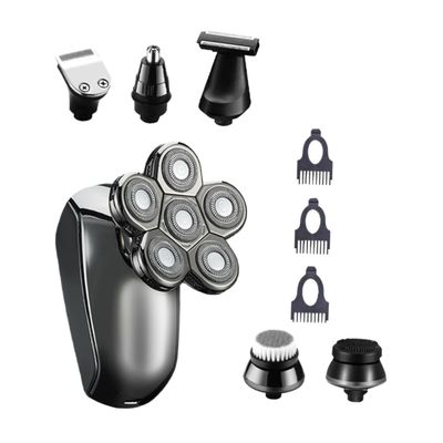 PAMINGONO 1set Rechargeable Electric Razor for Men Six Head Electric Shaver Multi-Functional Beard Shaver for Home and Travel Lightweight and Design
