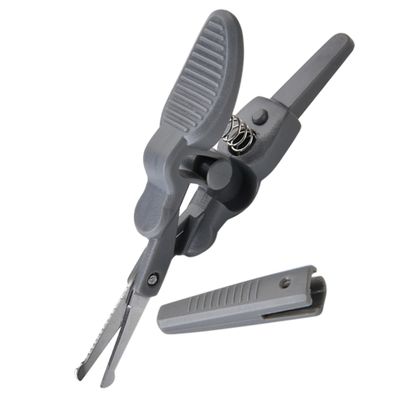 FRCOLOR Eyebrow Grooming Scissors Trimmer for Eyebrows Nose Hair and Beard Compact Design for Precision Cutting and Easy Cleaning Beauty Tool for Men and Women