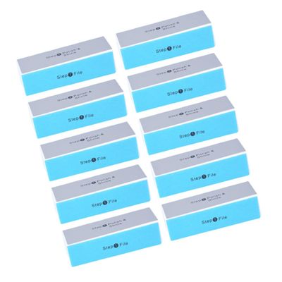 Beatifufu 10pcs Four-Sided Nail Polishing Block Versatile Buffer File for Artwork and Nail Care for Projects and