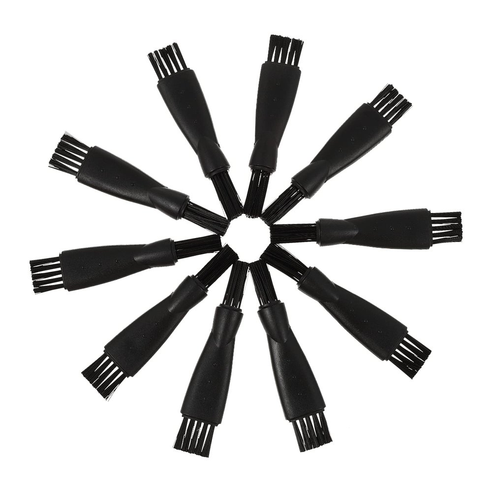 minkissy 10pcs Electric Shaver Cleaning Brushes Double-Sided Replacement Brushes for Men Portable Hair Cleaner for Home Travel Use Compatible Brands