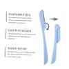SOESFOUFU 10pcs Foldable Eyebrow Razors for Women Stainless Steel Eyebrow Trimmer for Precise Hair Removal Safe Facial Shaper Tool for Upper Lip and Chin Hair Grooming view 4