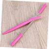 Ipetboom 2pcs Facial Hair Remover Spring Epilator Eyebrow Beauty Tools for Easy Grooming of Forehead Cheeks Upper Lip and Chin view 3