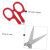 SOESFOUFU Professional Makeup Scissor Set 2pcs Brow Scissors Eyebrows Scissors Trimmer Scissor Effortless Portable Red view 3