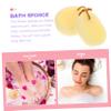FOMIYES 2pcs Bath Scrubber Sponge Soft Exfoliating Shower Body Wash Sponges for and Skin Care Lightweight and Convenient for Home Travel view 3