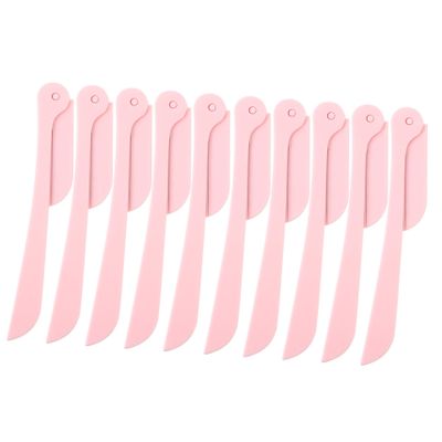 SOESFOUFU Stylish Eyebrow Shaver 10pcs Razor Kit Foldable Portable Makeup Tool for Women