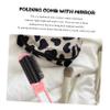 Gogogmee 6pcs Folding Travel Hair Brush with Mirror Compact for Easy Detangling for Home Travel and Salon Use view 4