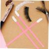 FOMIYES 100pcs Lip Applicators for Makeup Soft Bristle Lip Brushes for Lipstick Gloss and Mask Application Portable Travel Beauty Tools Pink view 3
