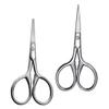 FOMIYES 6pcs Stainless Steel Brow Scissors for Precision Trimming Ergonomic Small Scissors for Facial Hair Beard Grooming Easy to Use for Men Eyebrow Shaping and Nose Hair Removal view 4
