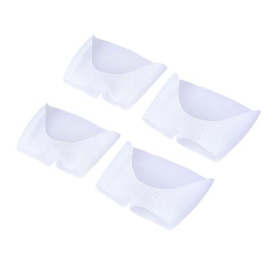 Sebs Toe Shoe Covers with Hole, Open Toe Forefoot Cushions, 2 Pair