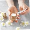 Mikinona 2pcs Stainless Steel Makeup Spatula for Face Eye Skincare Reusable Beauty Tool view 2