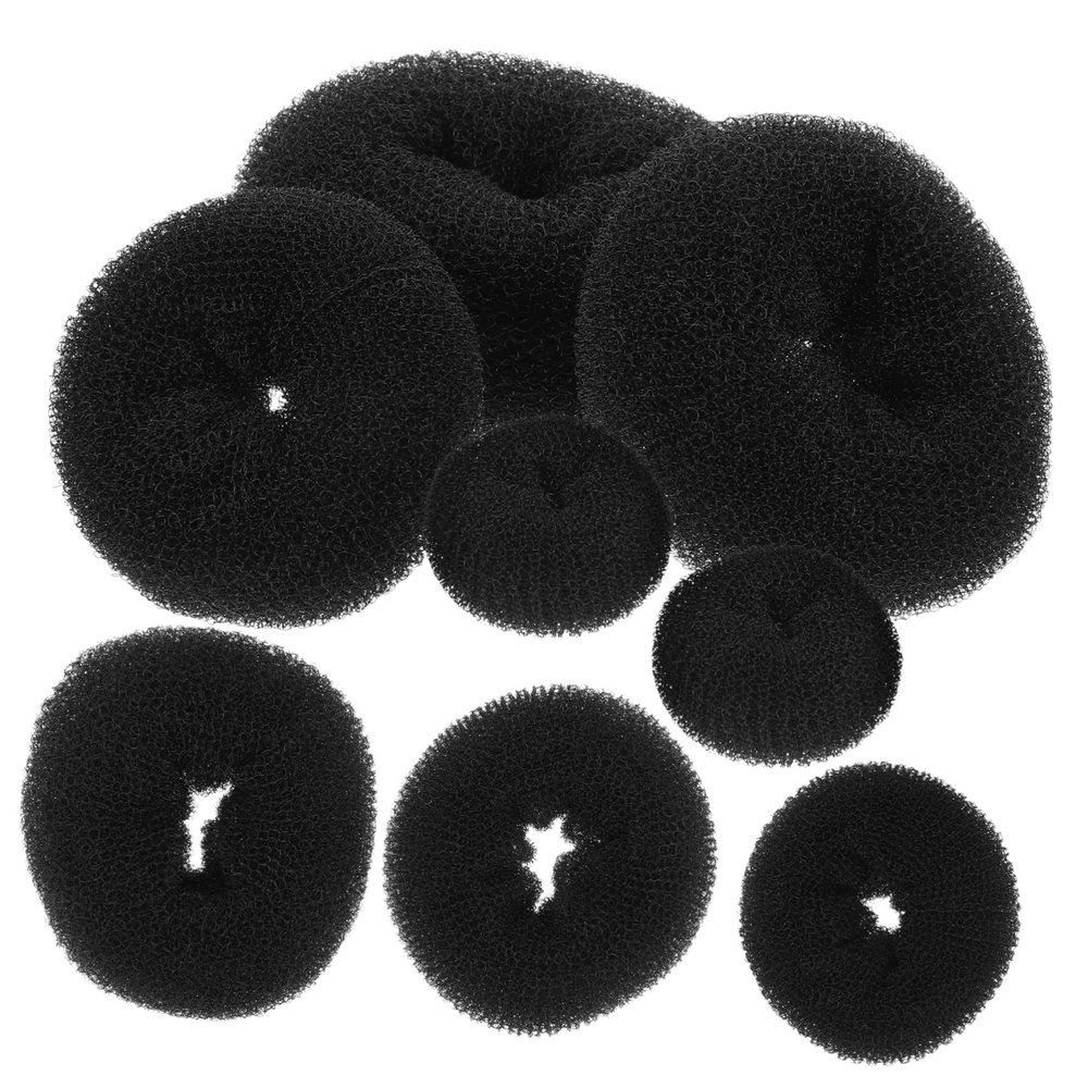 TOVINANNA 8pcs Portable Hair Bun Makers Compact Reusable Hair Bun Tools for Easy Hairstyling for Weddings Dates and Daily Use