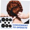 TOVINANNA 8pcs Portable Hair Bun Makers Compact Reusable Hair Bun Tools for Easy Hairstyling for Weddings Dates and Daily Use view 2