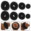 TOVINANNA 8pcs Portable Hair Bun Makers Compact Reusable Hair Bun Tools for Easy Hairstyling for Weddings Dates and Daily Use view 4