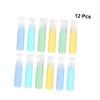 Beatifufu 12pcs Colorful Travel Lotion Bottles Set Portable Sample Containers for Shampoo and Cosmetic Use Random Colors for Travel and Storage view 2