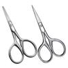 FOMIYES 10pcs Eyebrow Scissors Stainless Steel Grooming Scissors for Women for Eyebrows and Beard and Comfortable Handle view 3