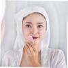 Baluue 5pcs Portable Makeup Removal Heart Shaped Reusable Facial Cleansing for Travel view 3