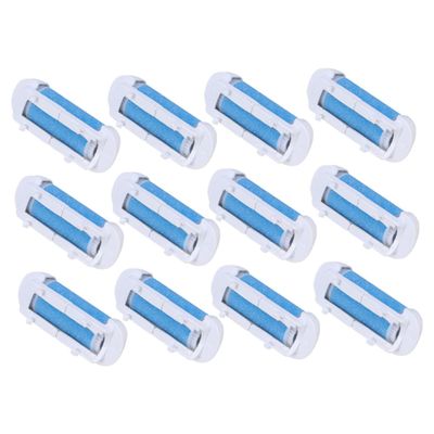 Beatifufu 12pcs Extra Coarse Foot File Replacement Roller for Electronic Foot Care Efficient Dead Skin Remover Compatible Electric Files