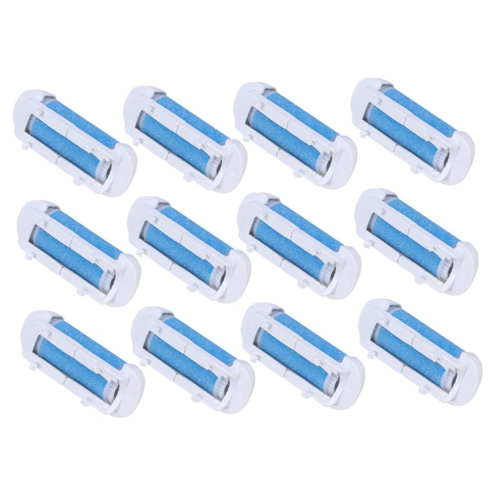 Beatifufu 12pcs Extra Coarse Foot File Replacement Roller for Electronic Foot Care Efficient Dead Skin Remover Compatible Electric Files