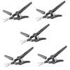 NOLITOY 5pcs Nose Hair Scissors and Eyebrow Trimmer Scissor Precision Grooming Scissors for Facial Hair Eyelashes and Beards and Comfortable Design for Men and Women view 1