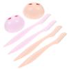 HAPINARY 4pcs Eyebrow Shavers for Women Mini Facial Hair Razors with Ergonomic for Beginners for Eyebrow Shaping and Trimming Includes Colors Romantic Purple view 1